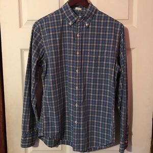 J. Crew Multicolor Plaid Button Down Shirt Mens Small S